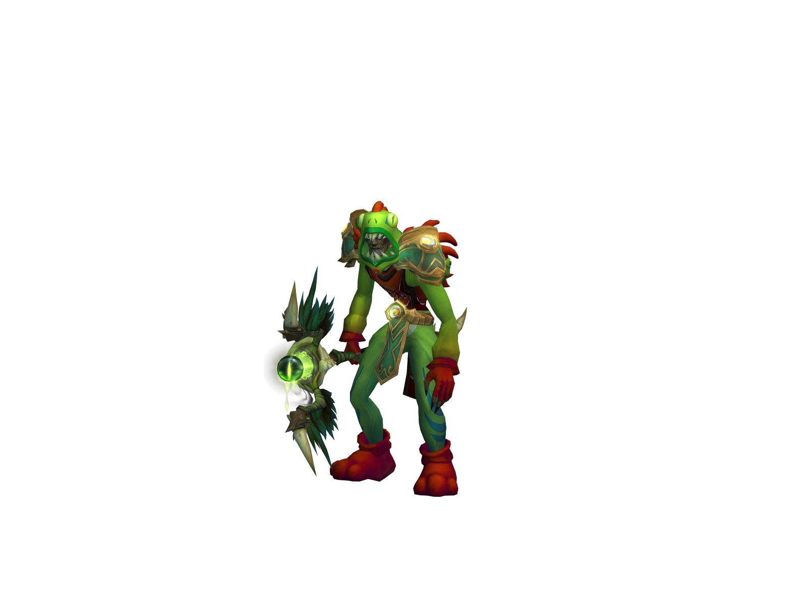 Greenygear 3D character render