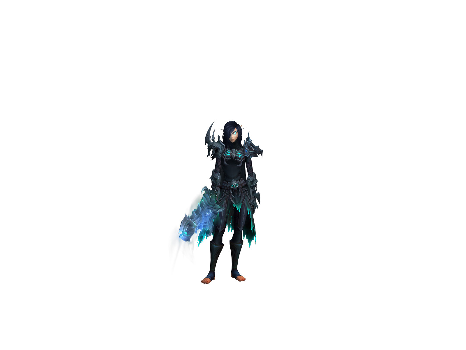 Cesario 3D character render