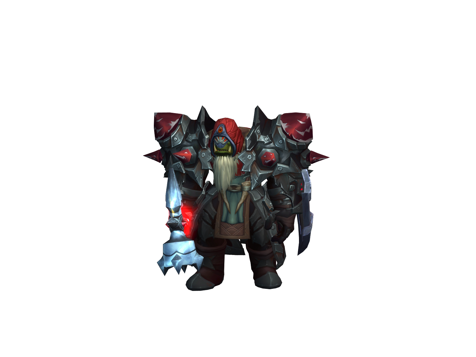 Waterknights 3D character render