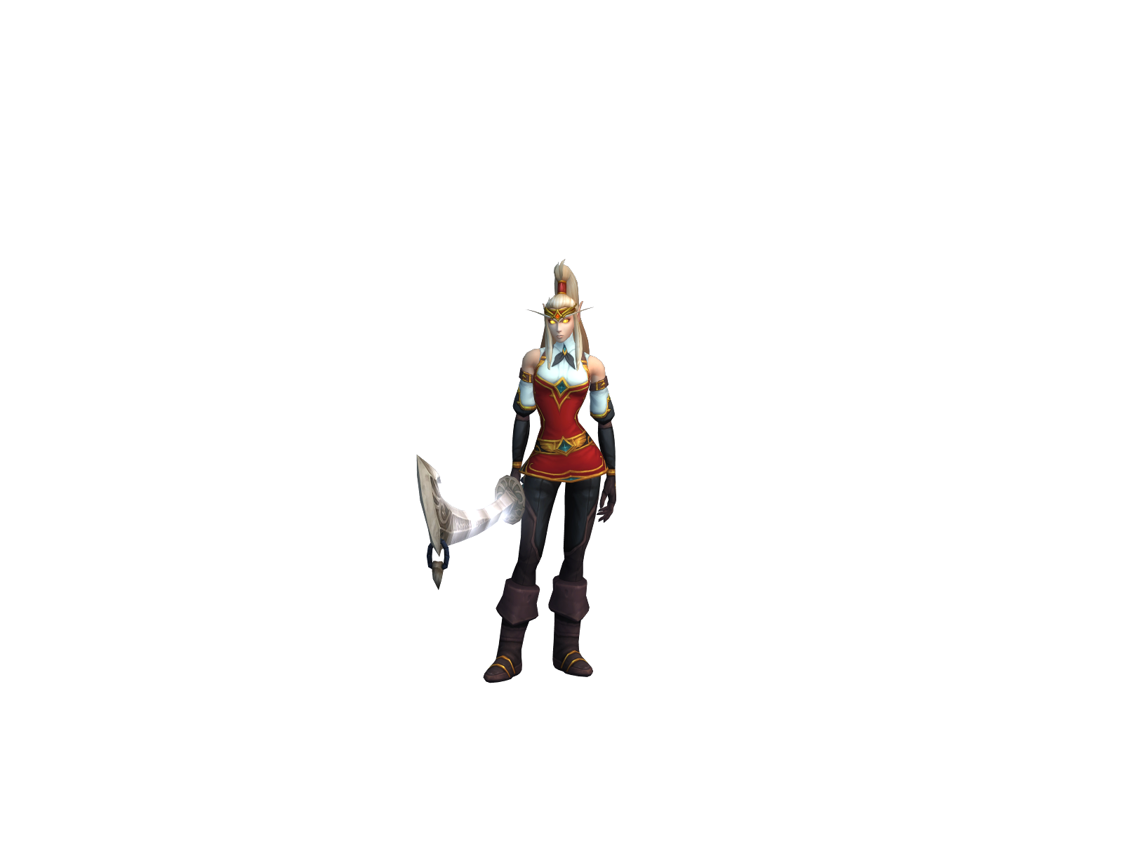 Abegáil 3D character render