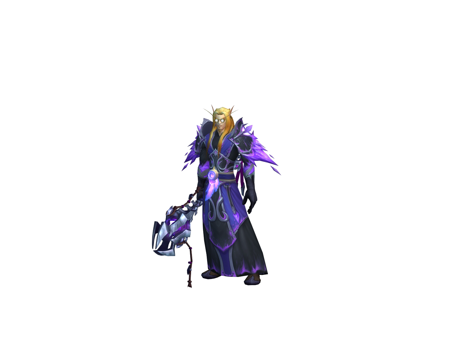Arcanebuff 3D character render