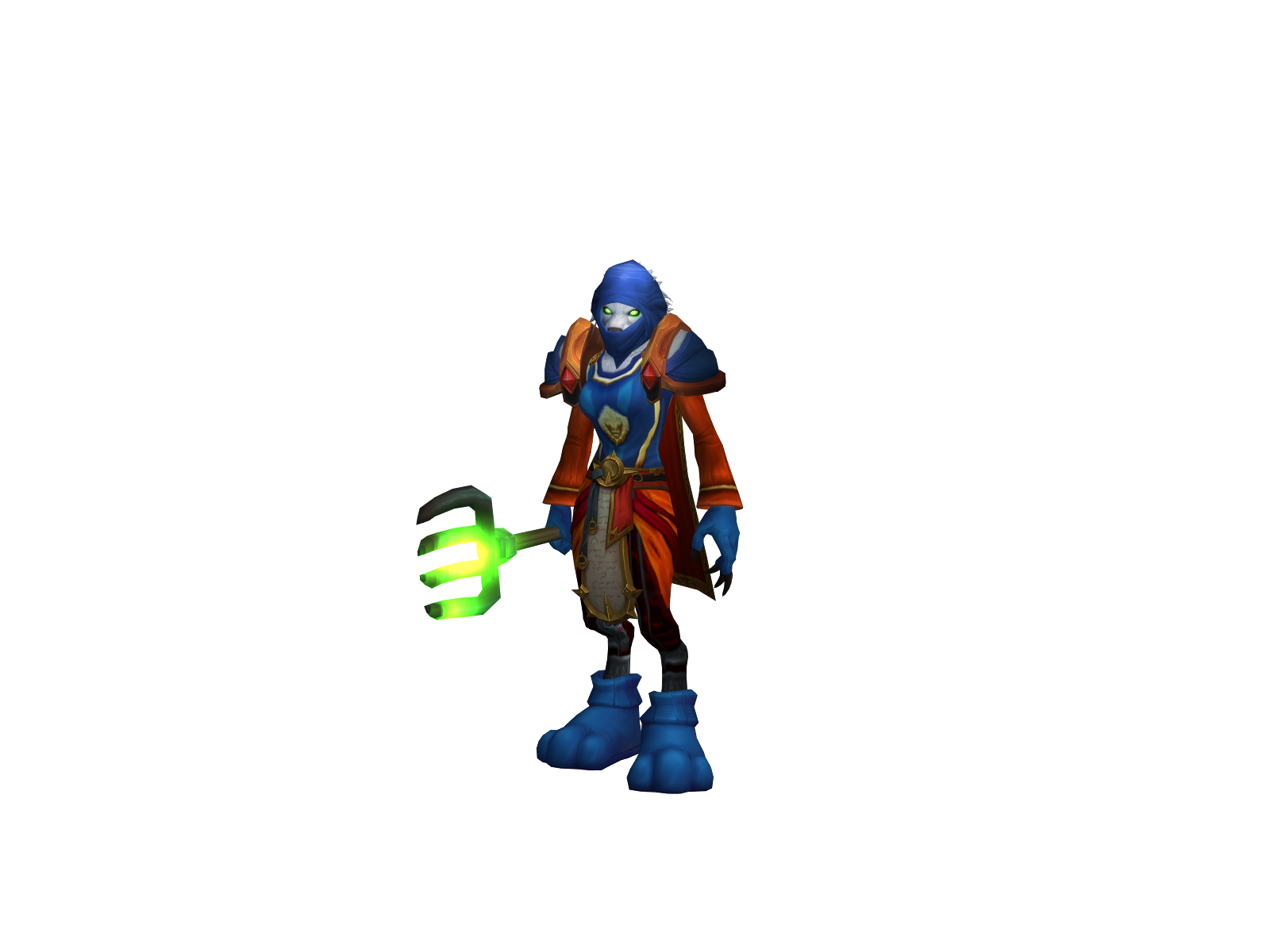 Cruìt 3D character render