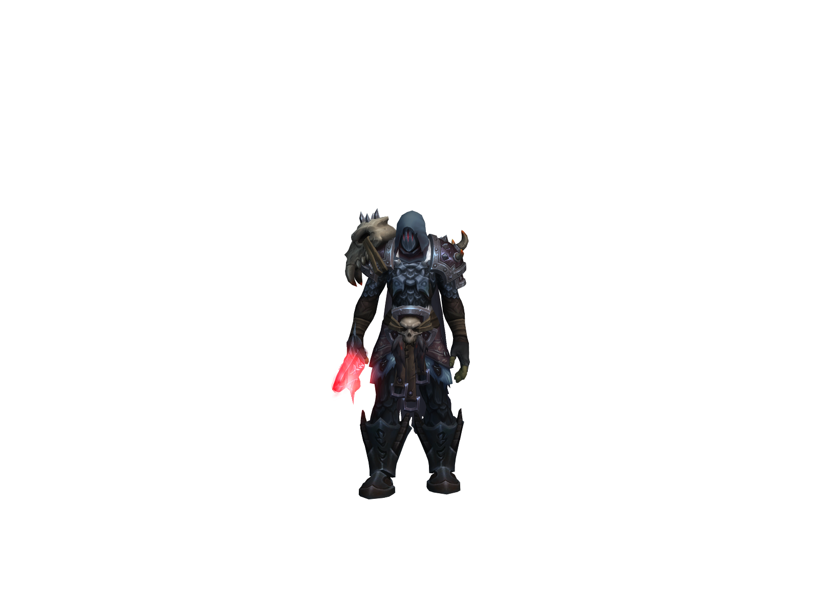 Maskedup 3D character render