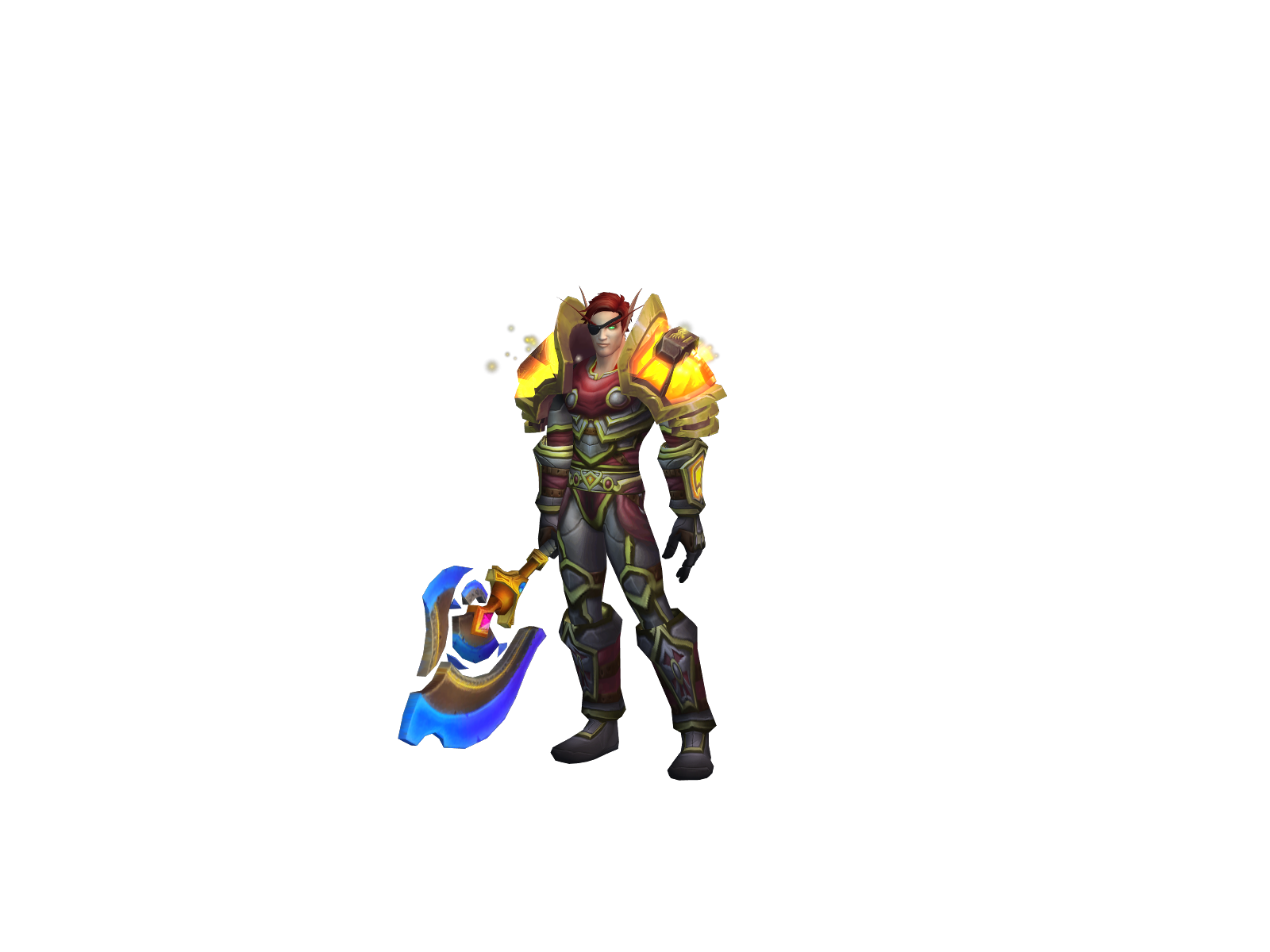 Fêanór 3D character render