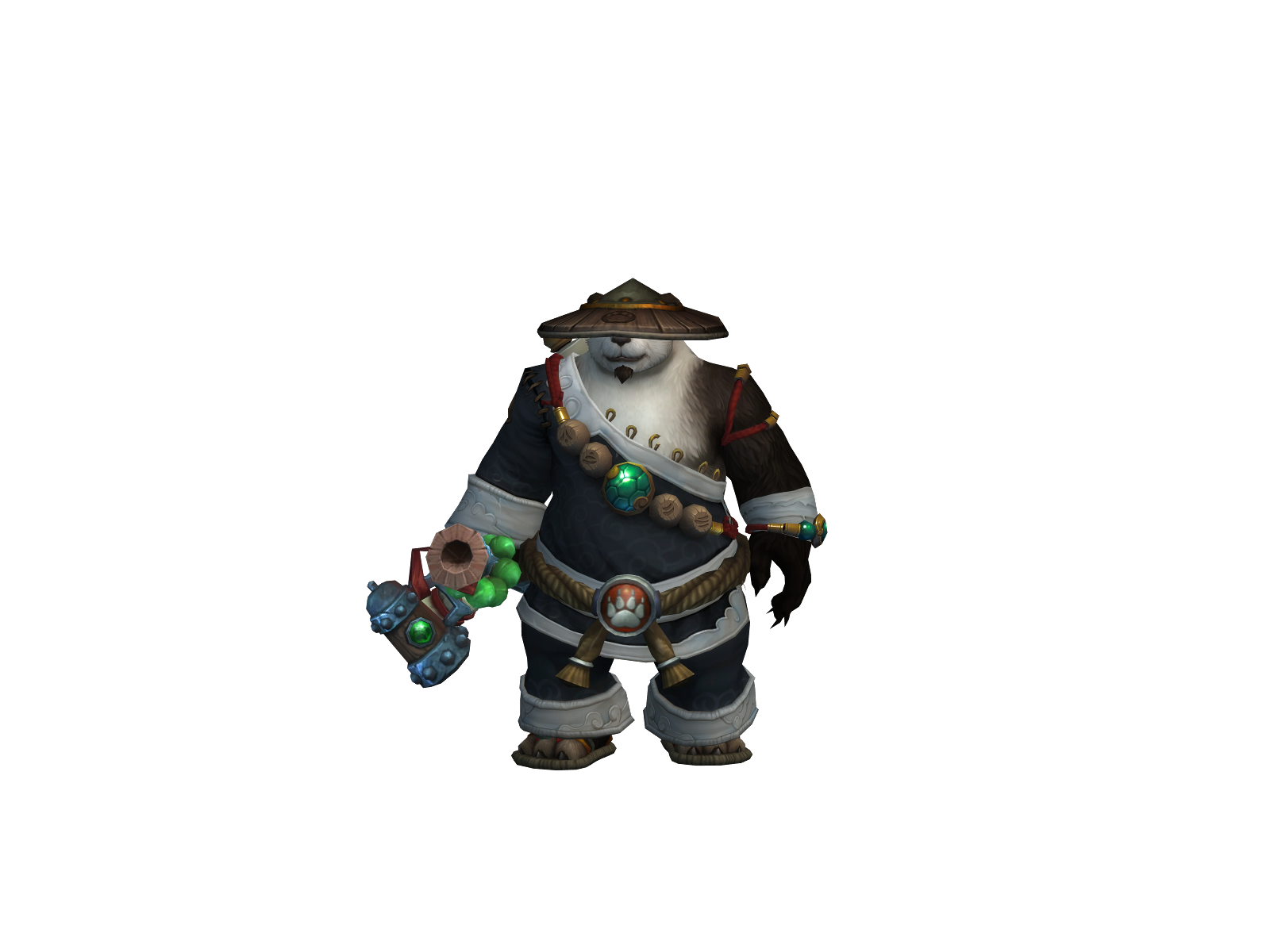 Pandasman 3D character render