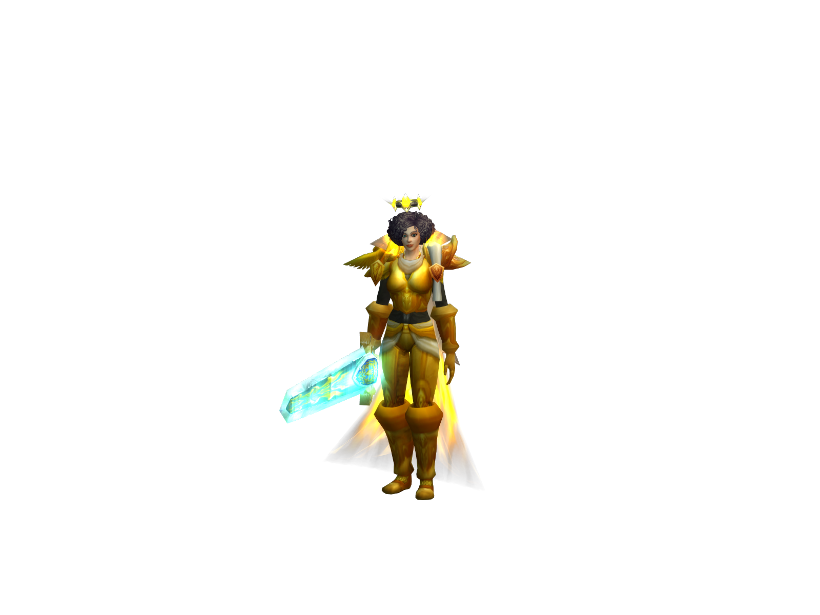 Encaged 3D character render