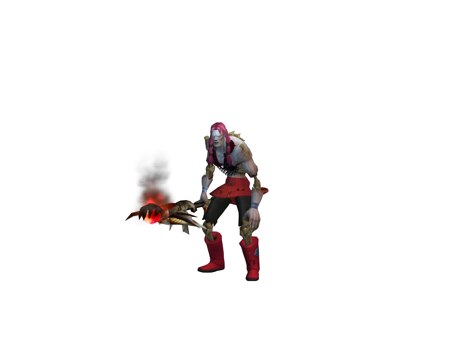 Crazzy 3D character render