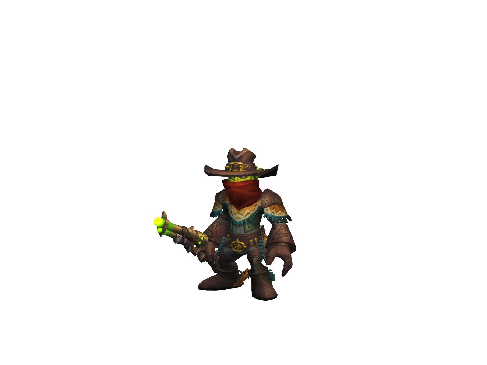Búckshot 3D character render