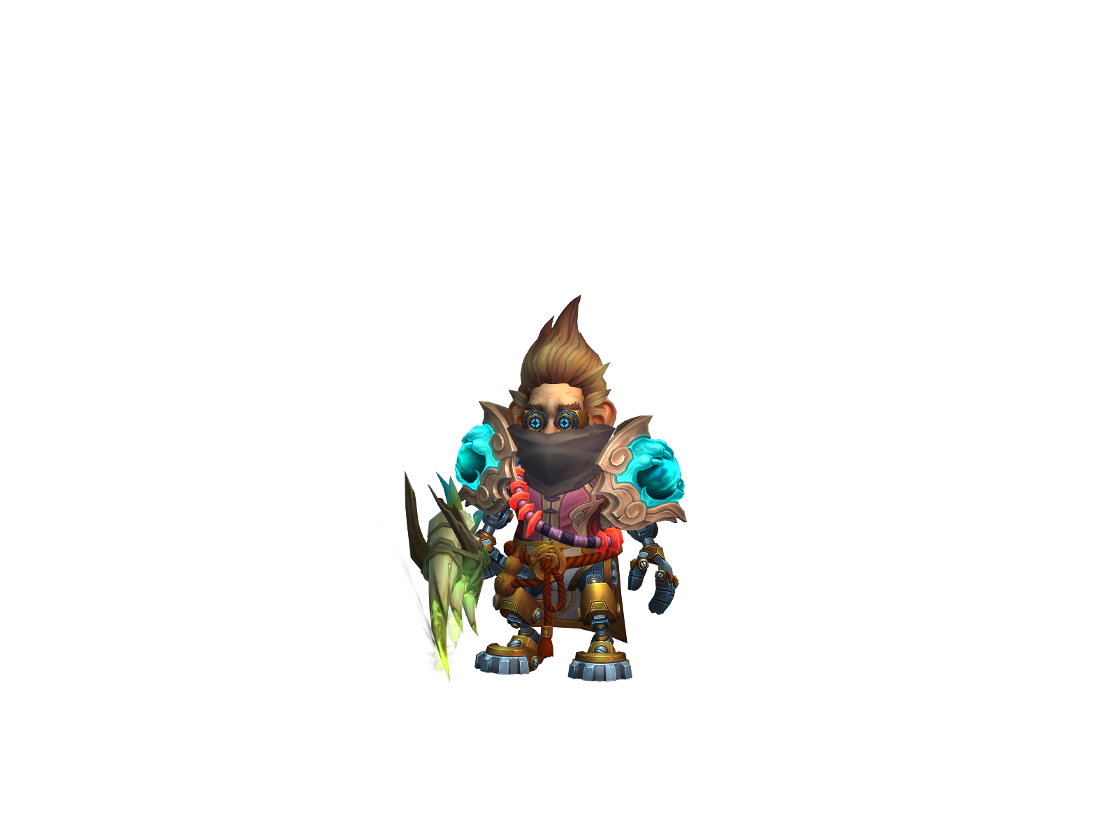 Chromwind 3D character render