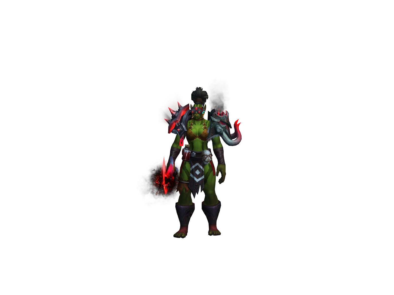 Grolmok 3D character render