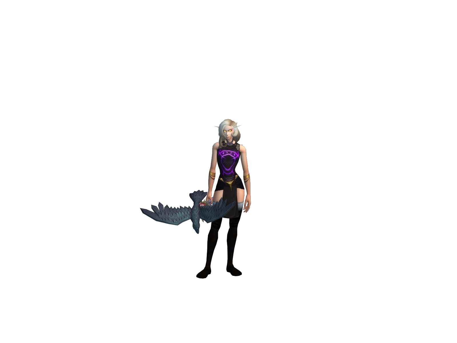 Serafi 3D character render