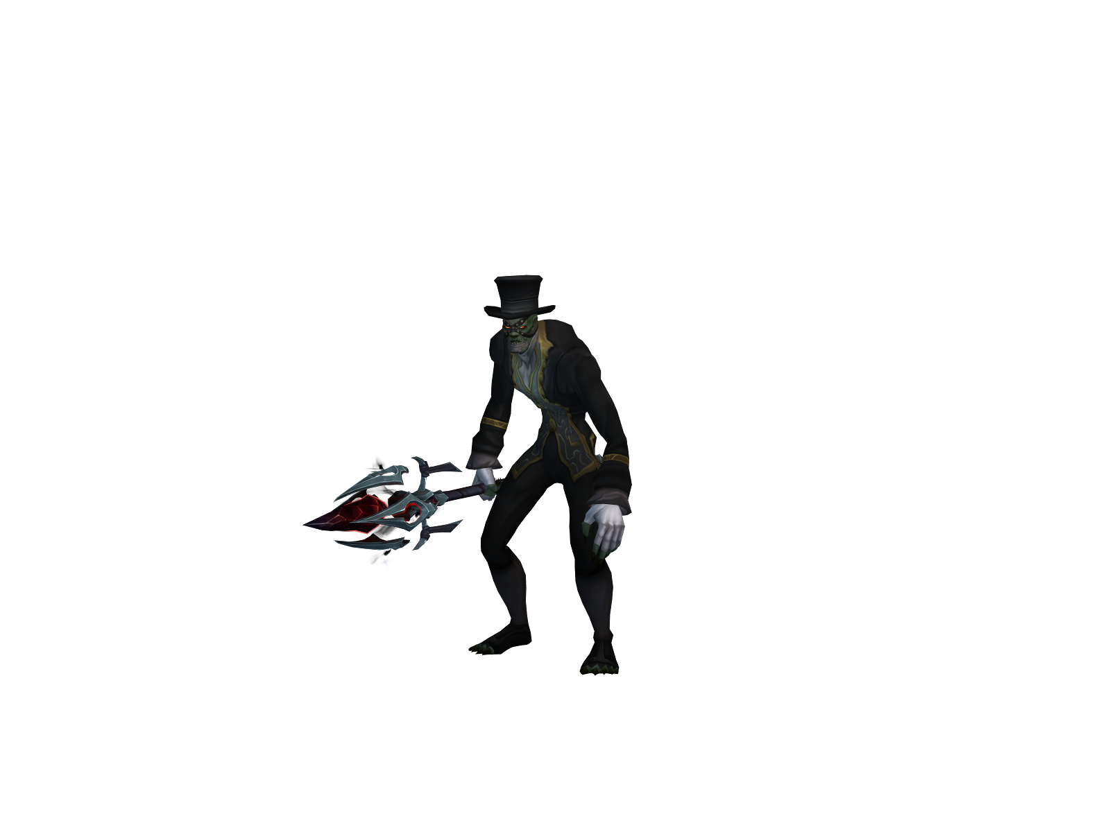 Baldandpist 3D character render