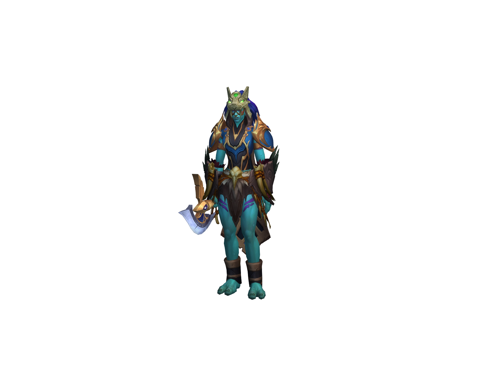Larktroz 3D character render
