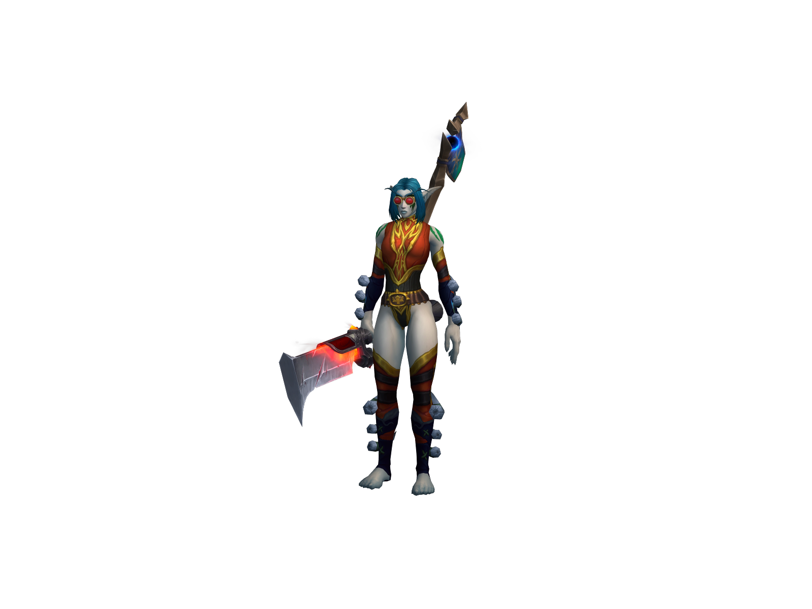 Fleurei 3D character render
