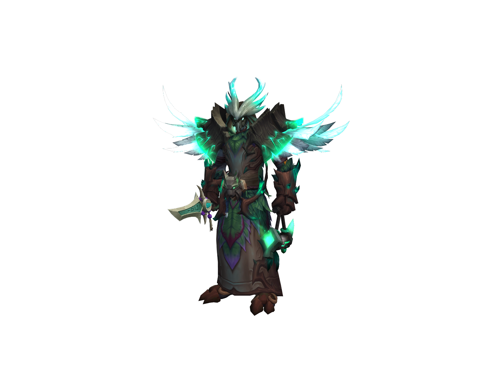 Tryptanol 3D character render