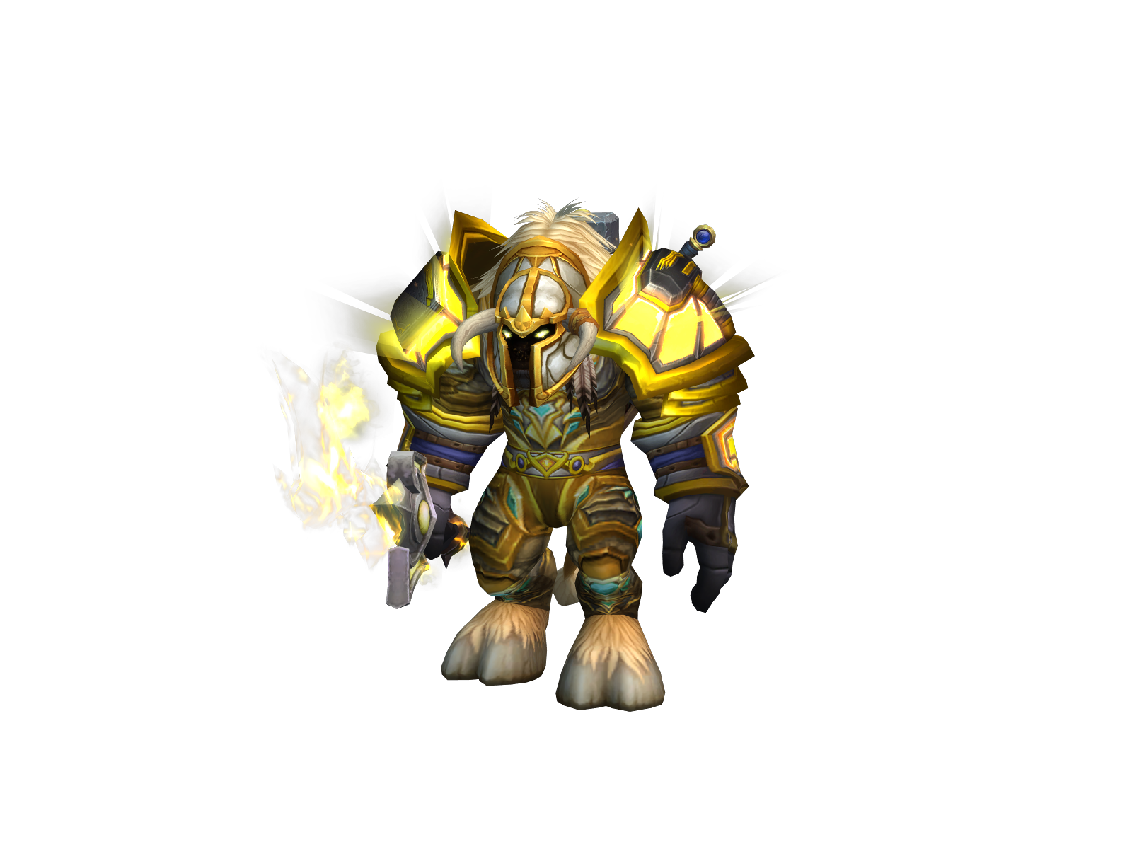 Goldenßones 3D character render