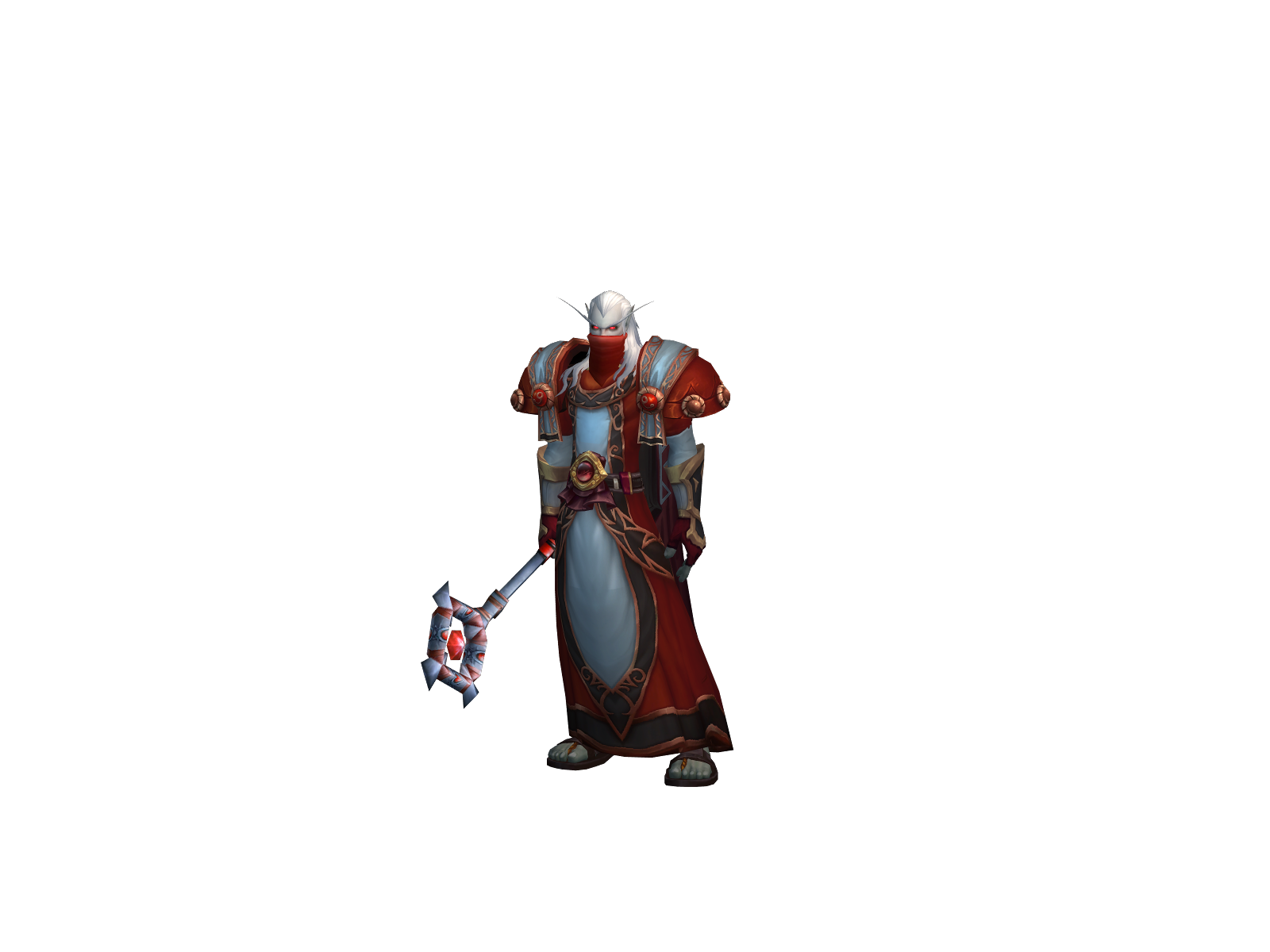 Muzân 3D character render