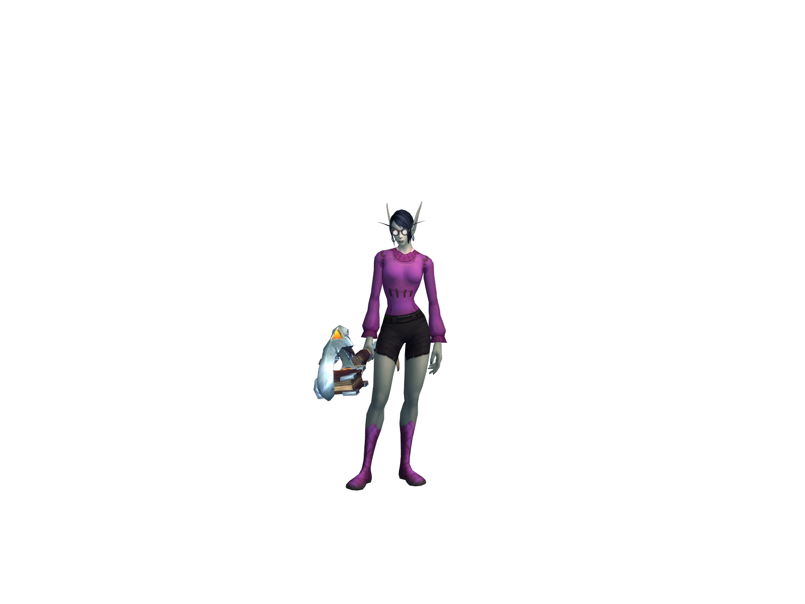 Wìckedelf 3D character render