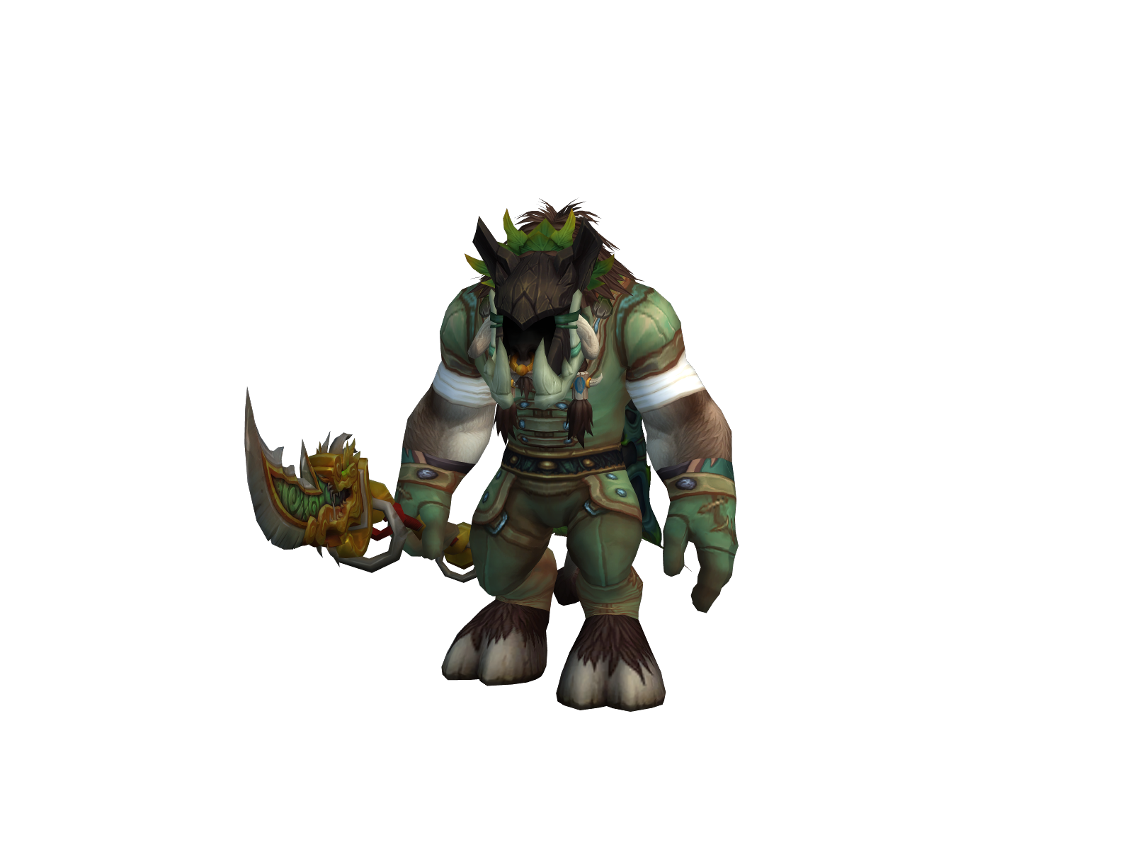 Unthooted 3D character render