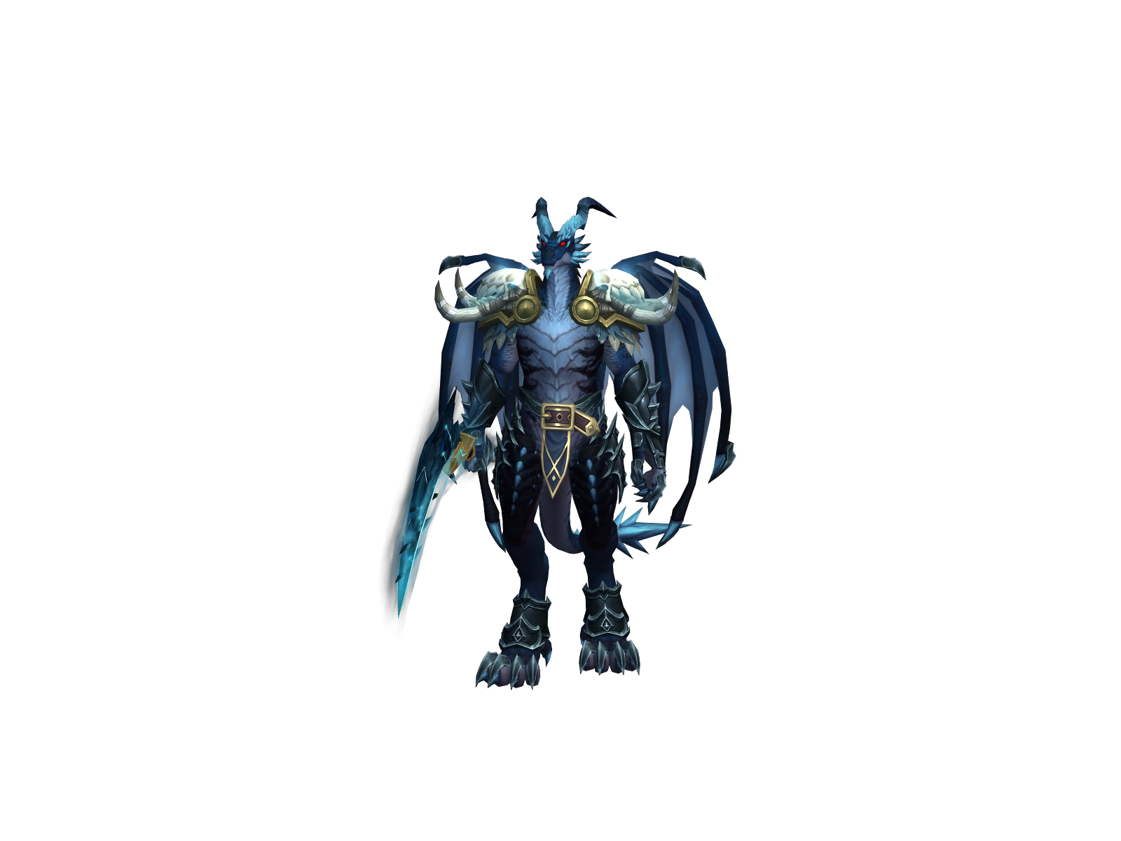 Drakknight 3D character render