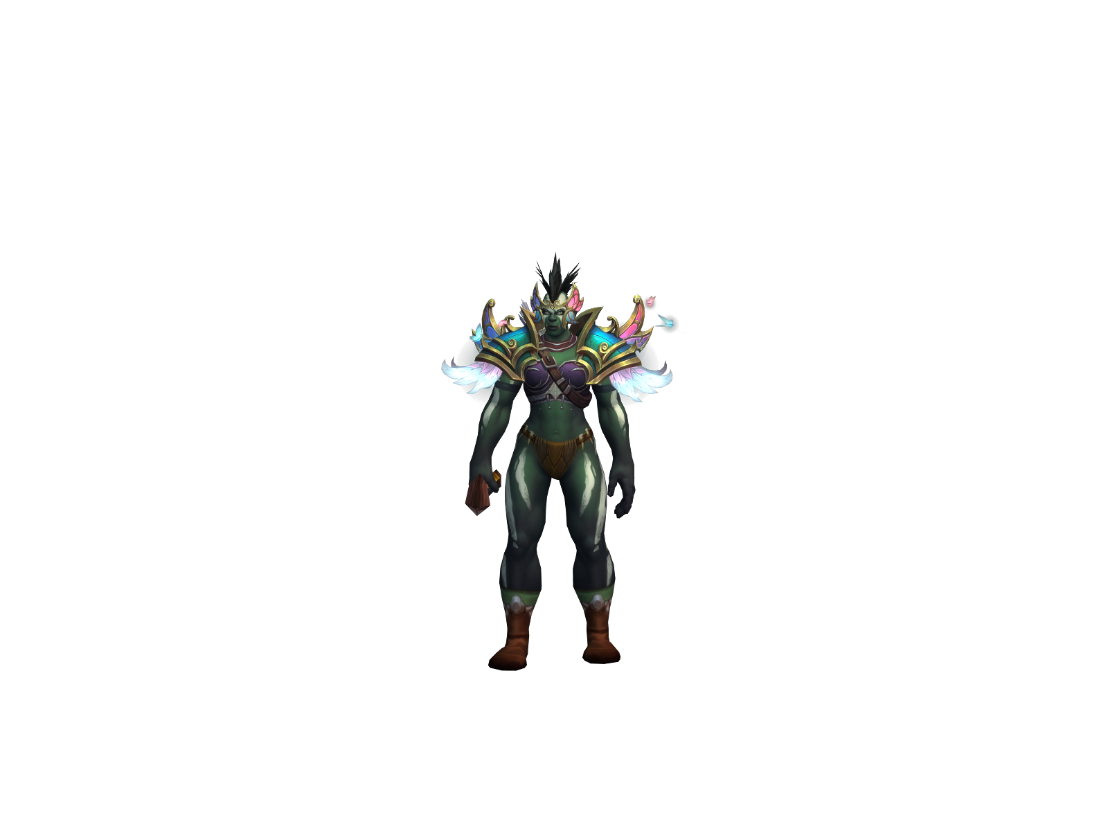 Dracorn 3D character render
