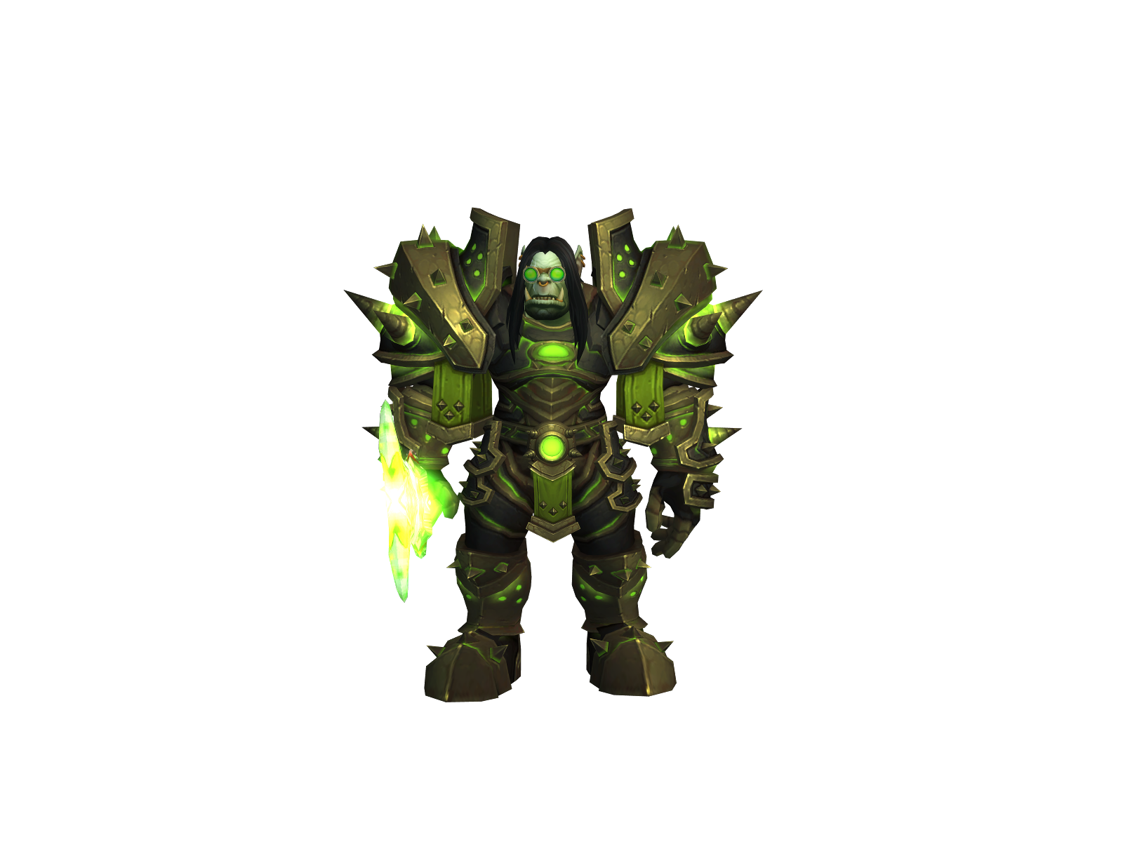 Grungork 3D character render