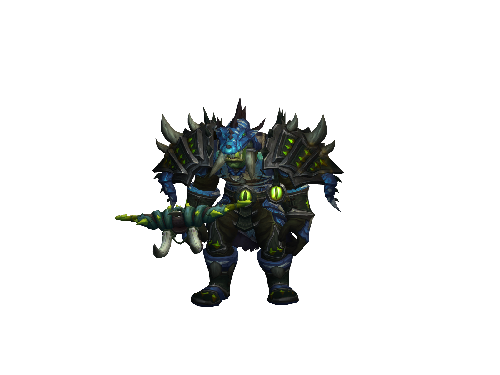 Gornoque 3D character render