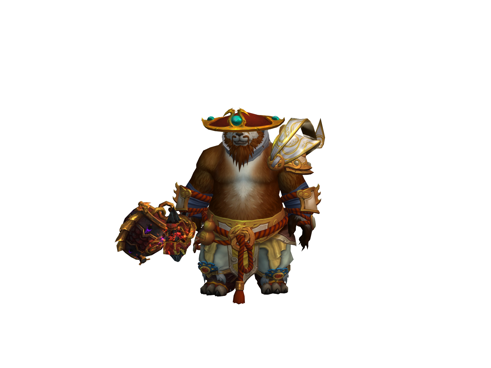 Kongführer 3D character render