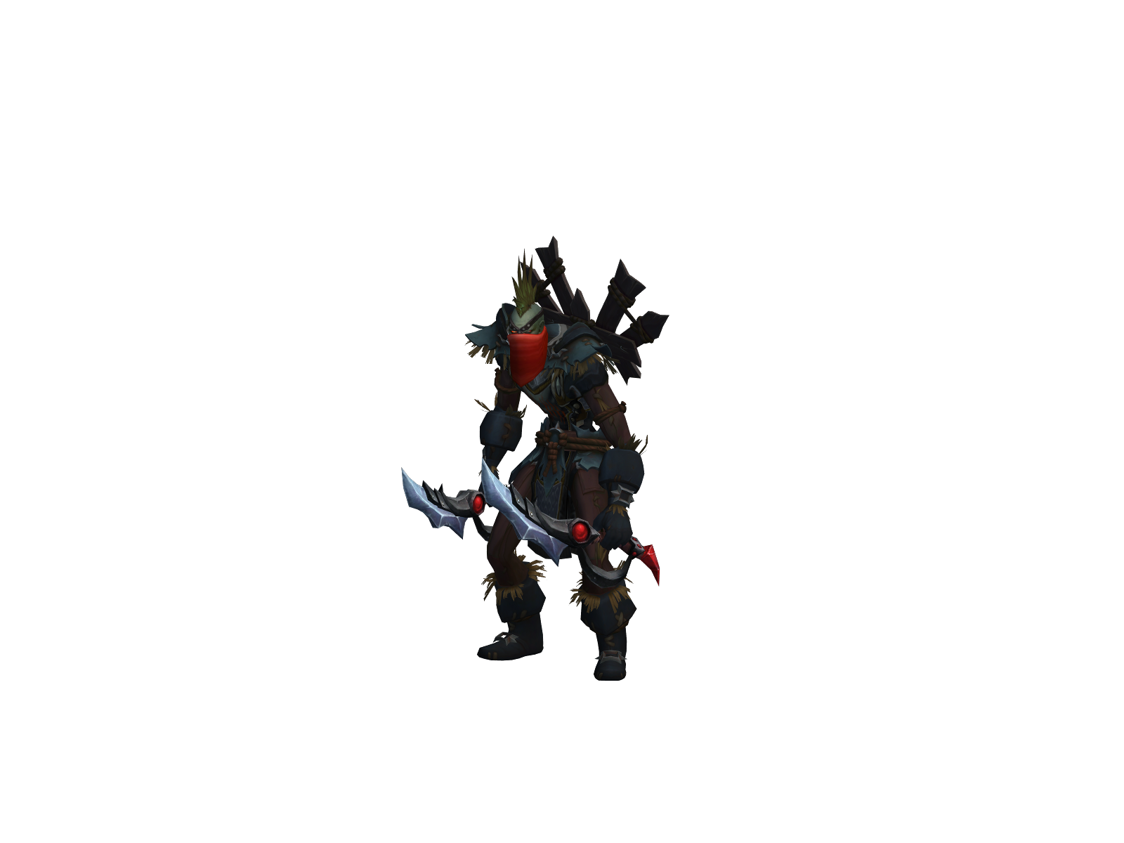 Grimval 3D character render