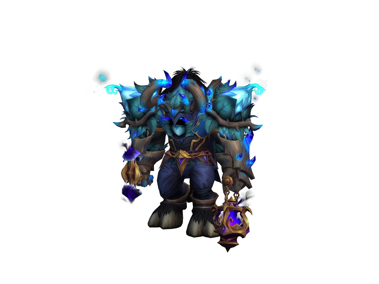 Duals 3D character render