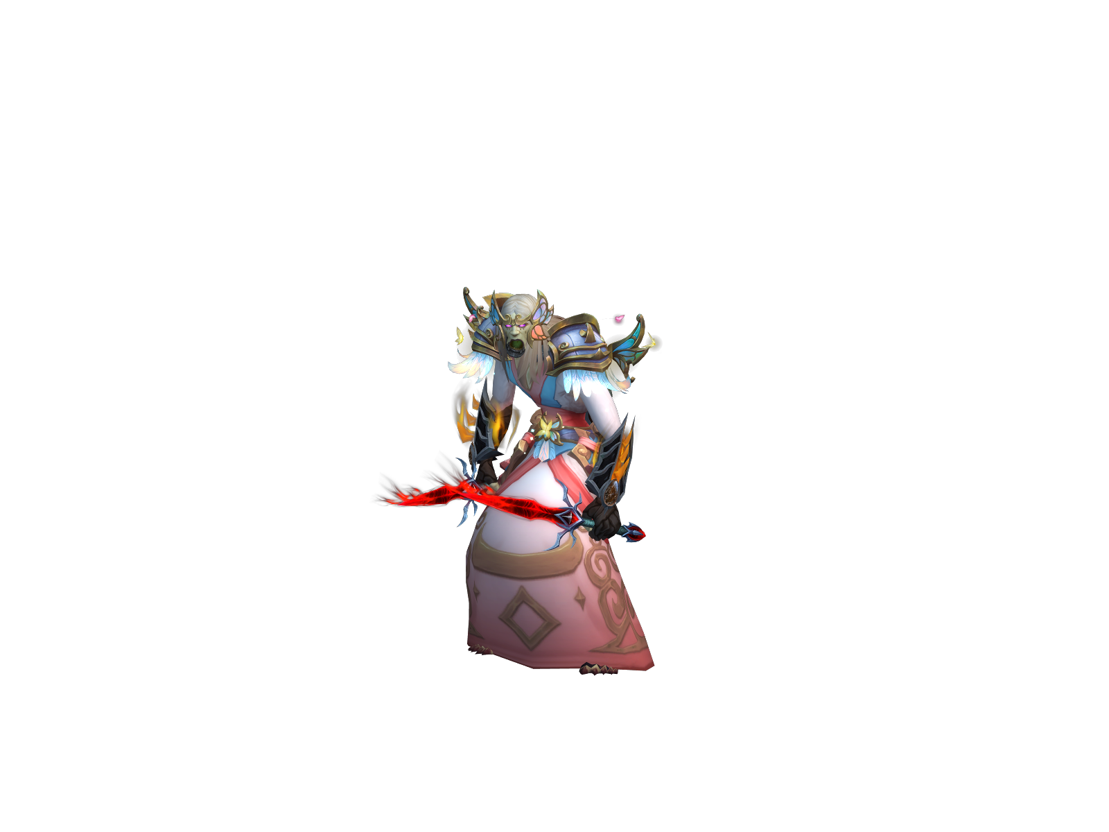 Goldenweed 3D character render