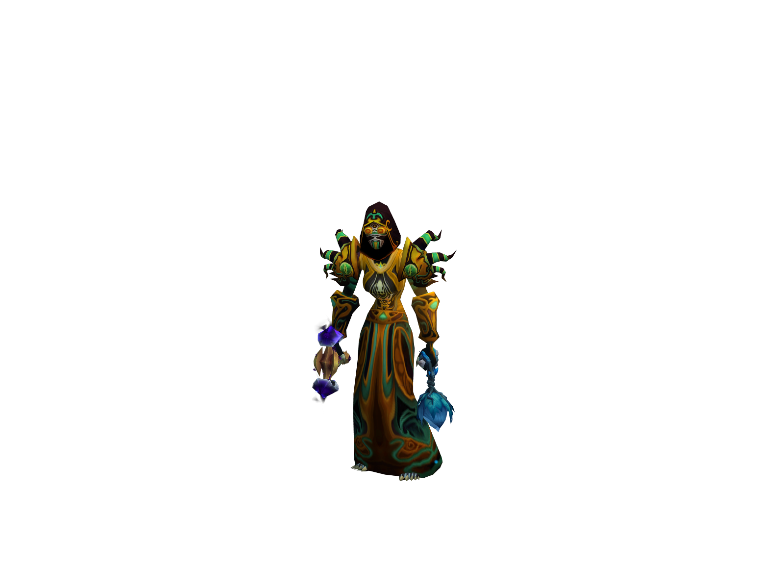 Raekage 3D character render