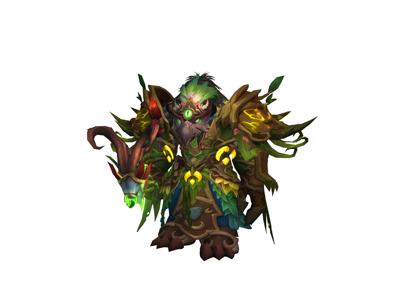 Druidayy 3D character render