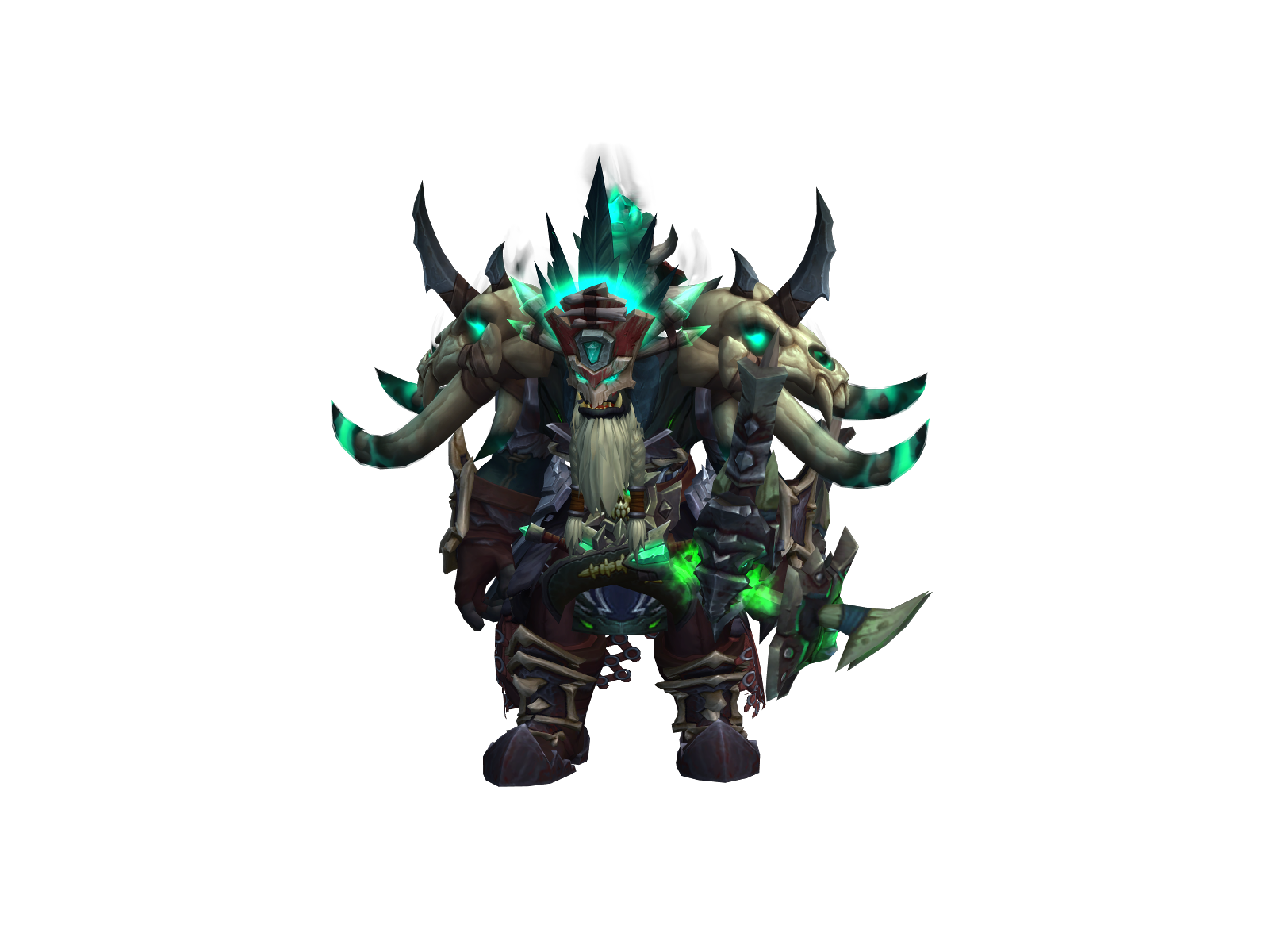 Fourktrey 3D character render