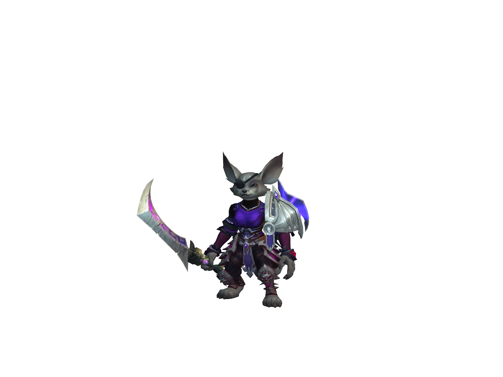 Mochifox 3D character render