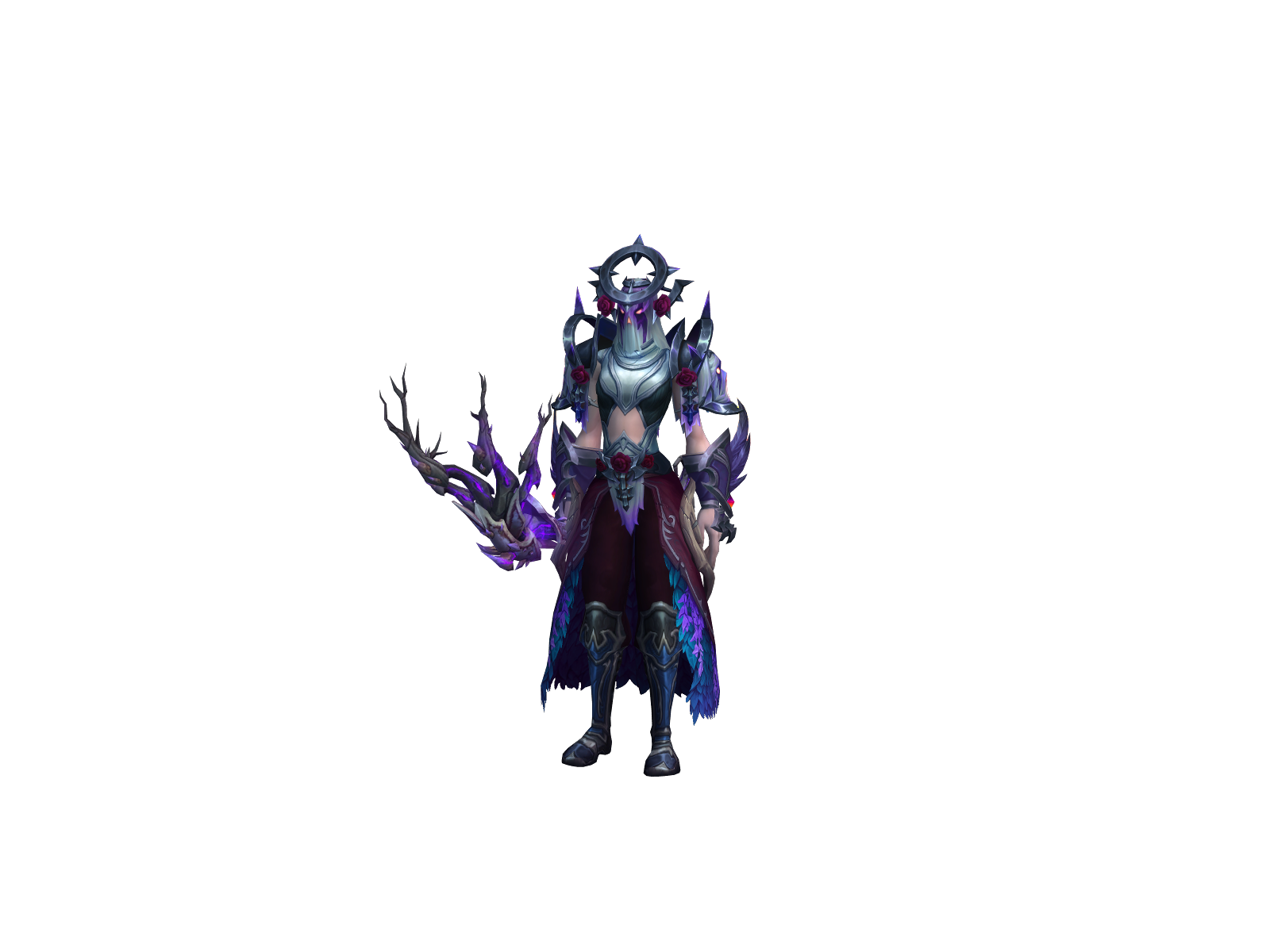 Chromelune 3D character render