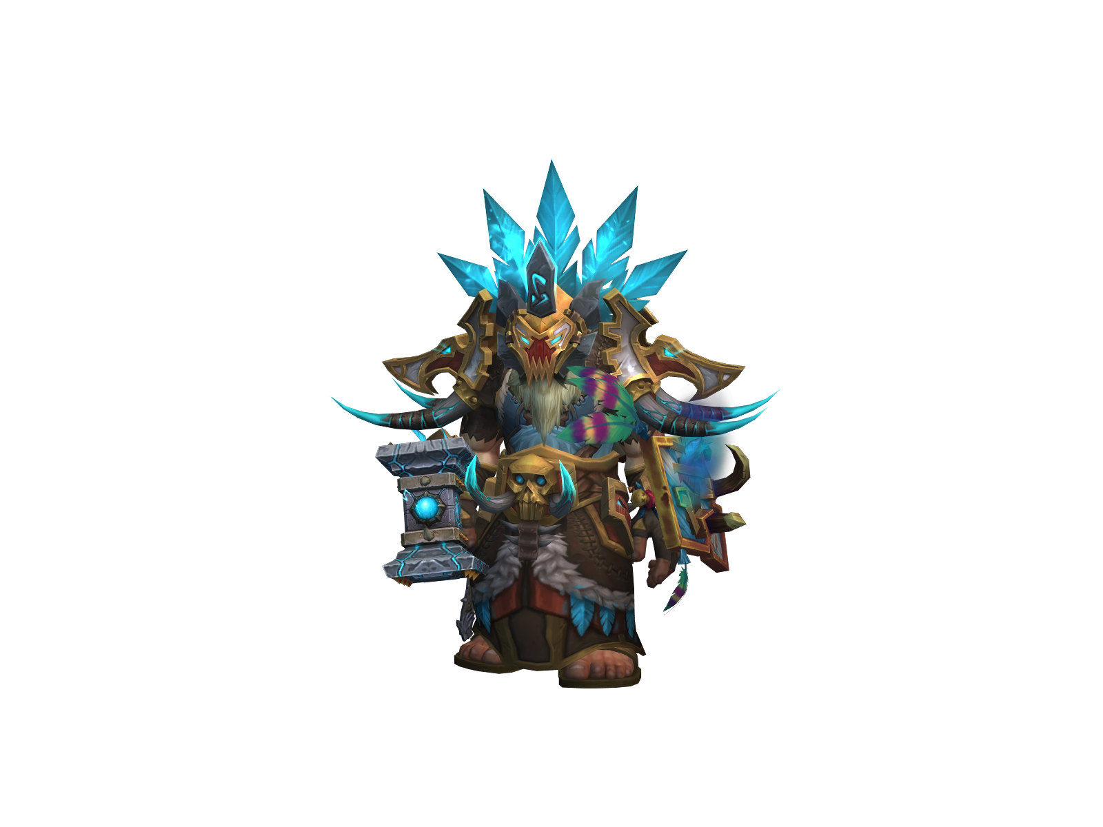 Bongtotem 3D character render