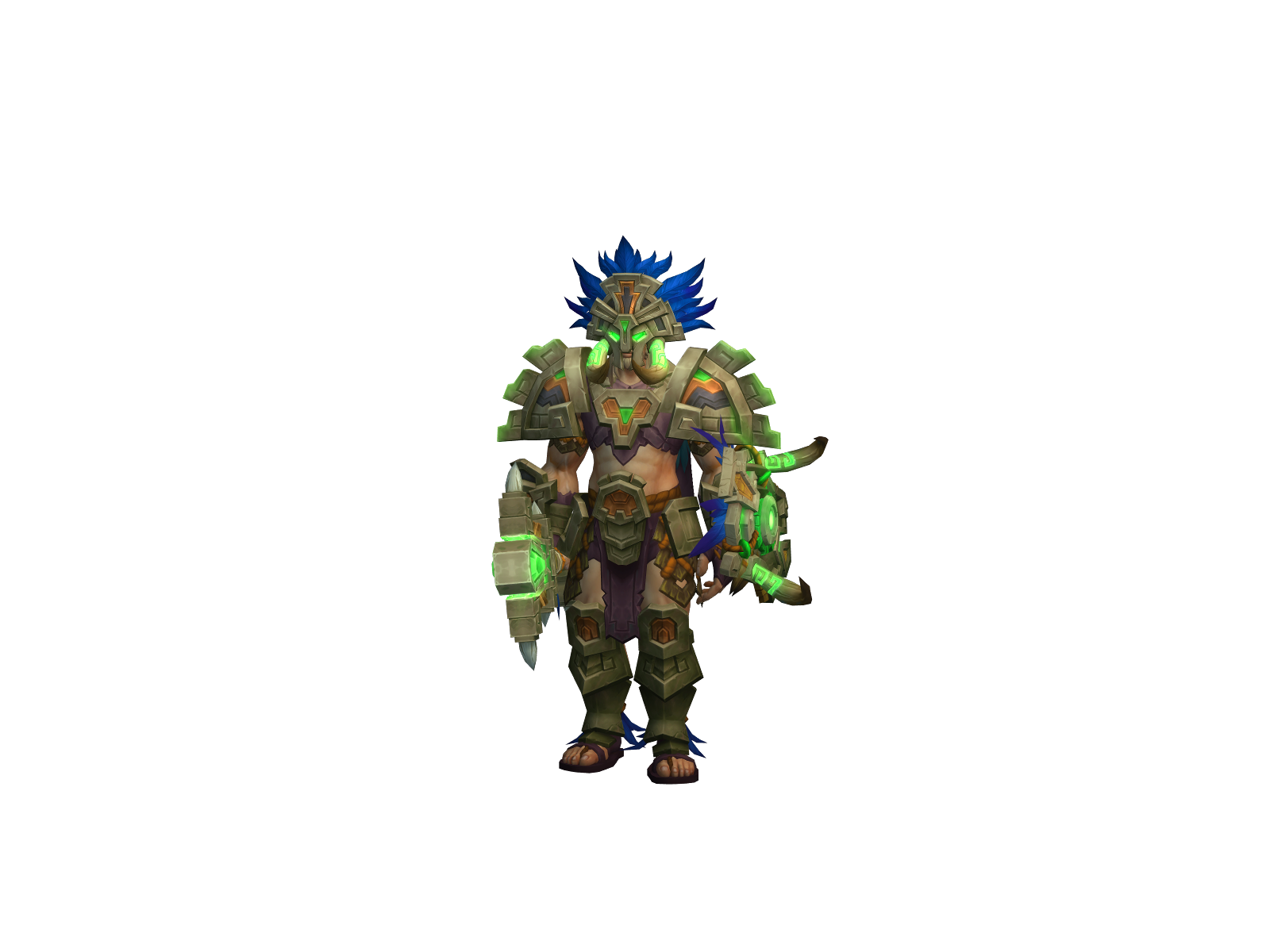 Pallypeseta 3D character render