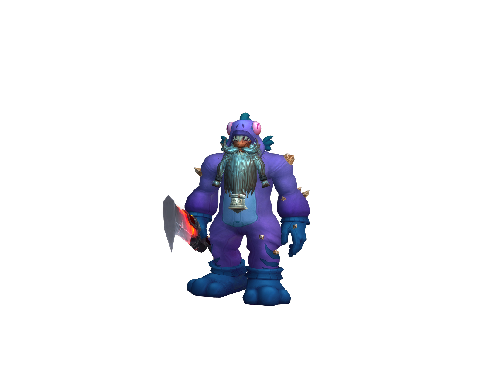 Rodinson 3D character render