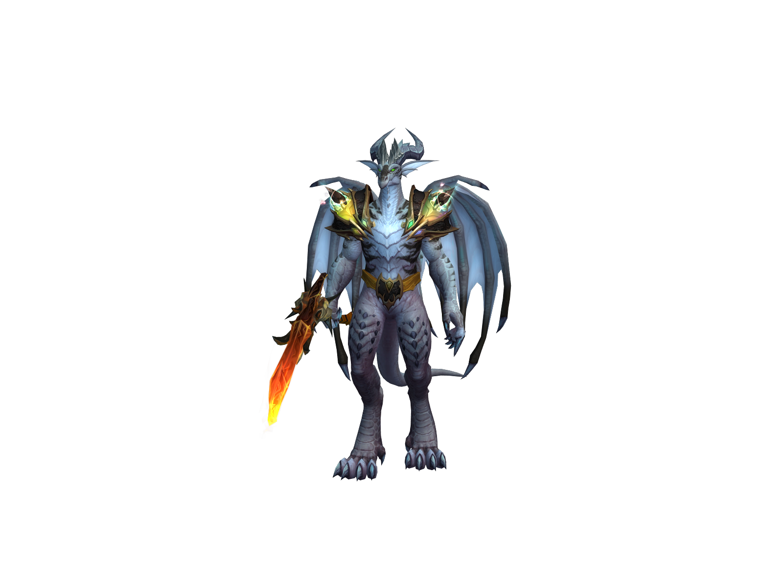 Tazdrake 3D character render