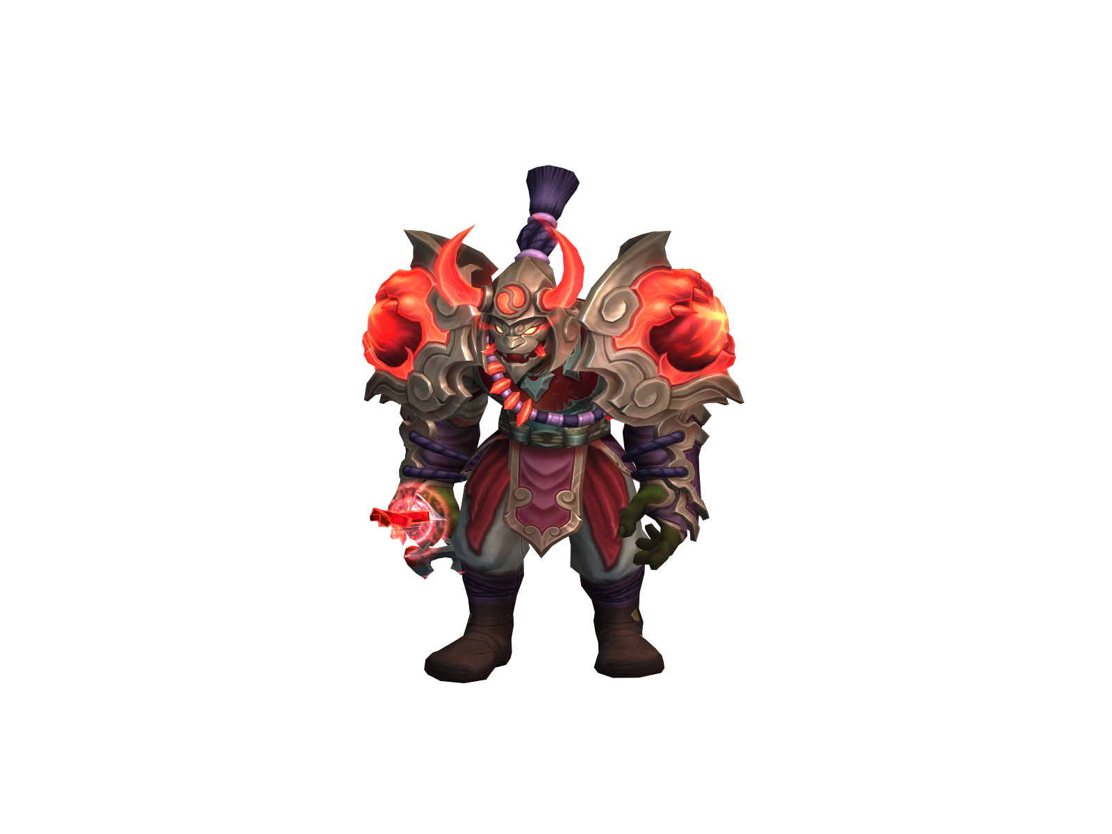 Krokum 3D character render