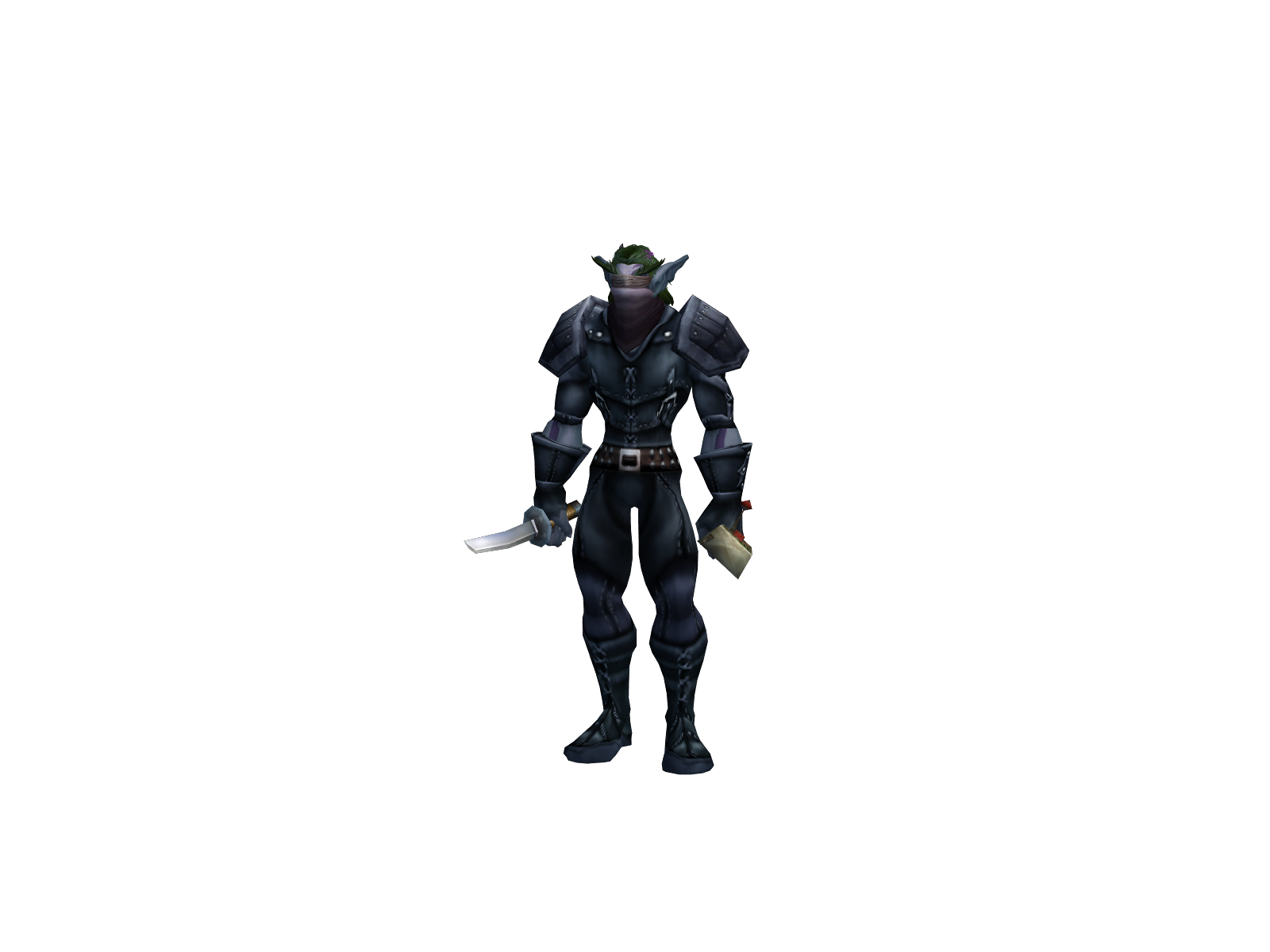 Roccvodka 3D character render