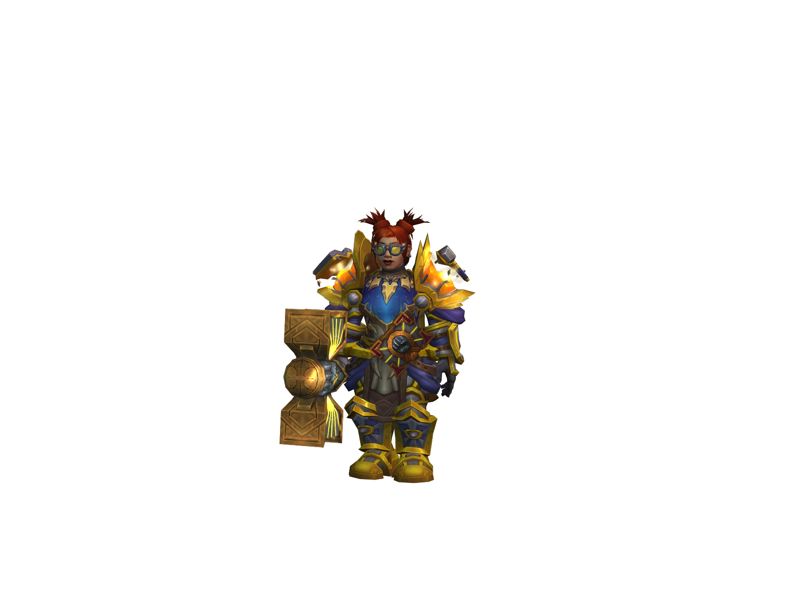 Redsovine 3D character render