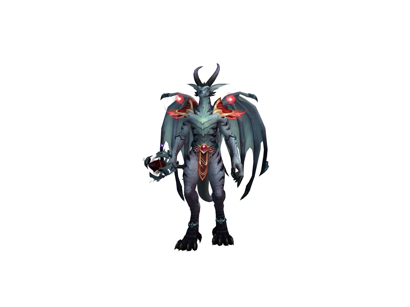 Wetandwyrmy 3D character render