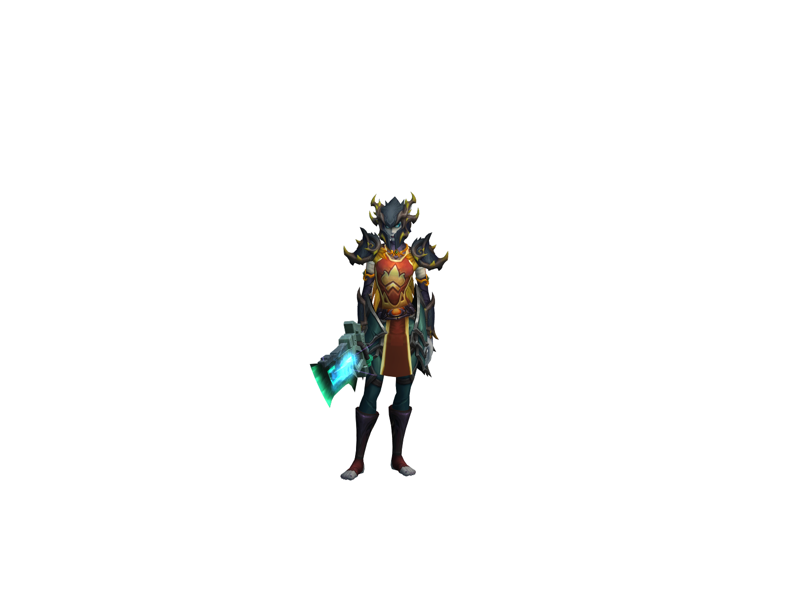 Aelsendra 3D character render