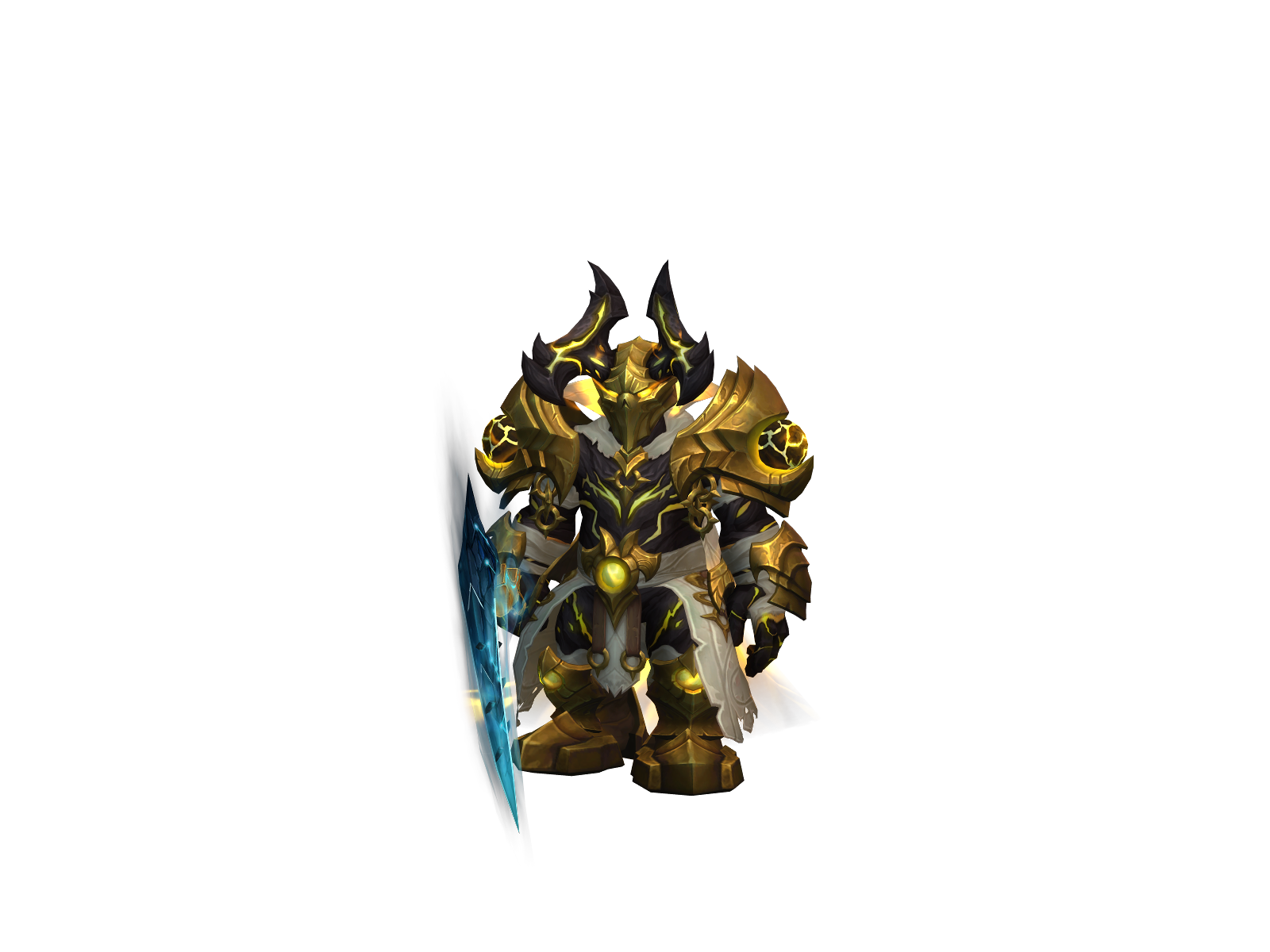 Shunching 3D character render