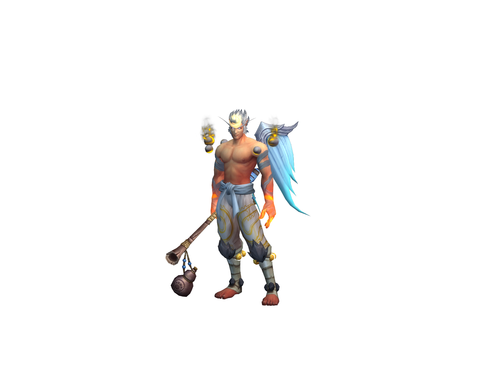 Hðwl 3D character render