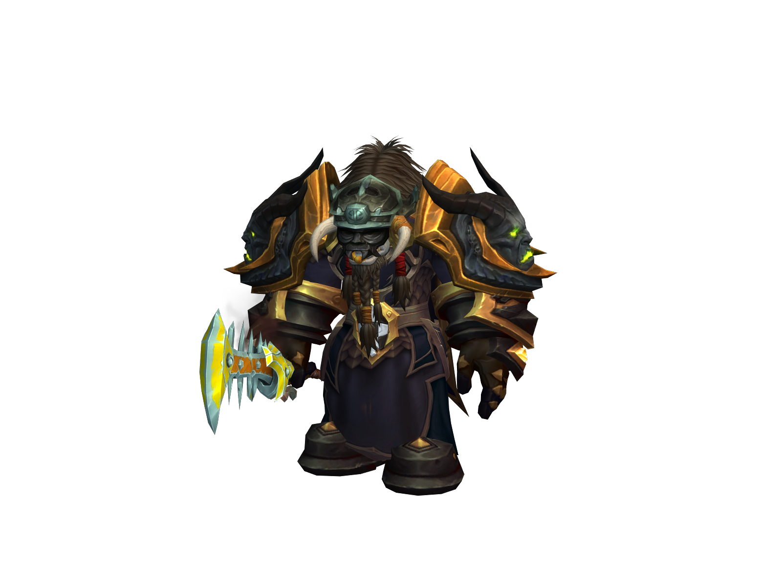 Unhung 3D character render