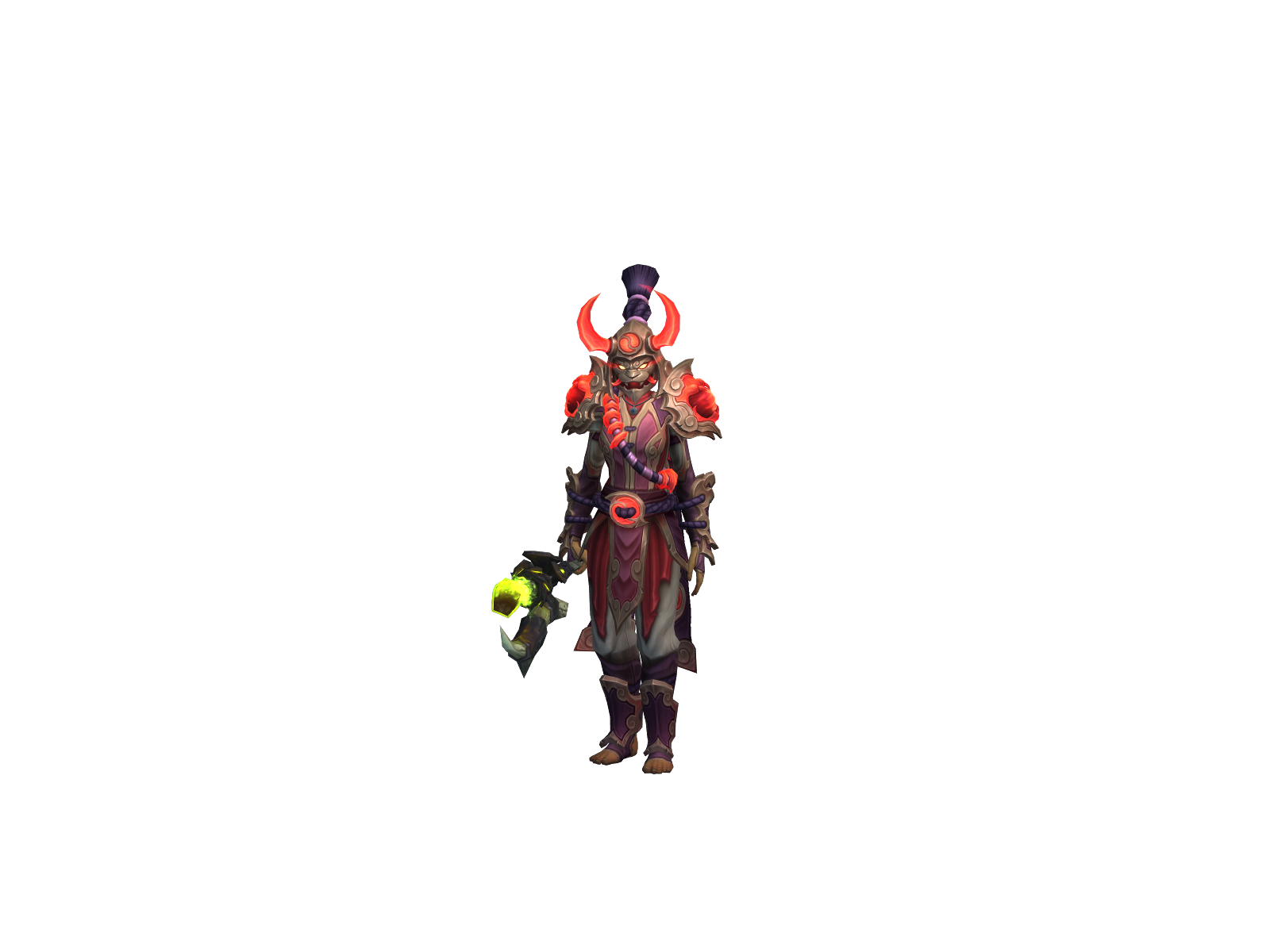 Mackslap 3D character render