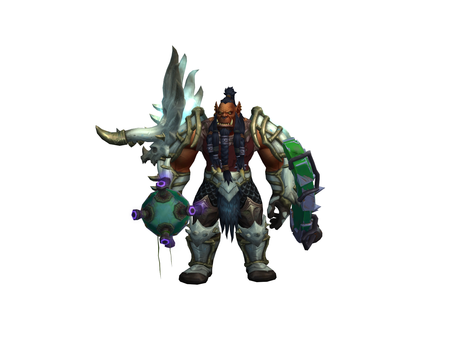Chomgarn 3D character render